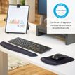 043859718917-Fellowes PlushTouch - Tapis de souris / repose-poignets ergonomique - noir - protection anti-bactérienne Microban - surface douce e--3