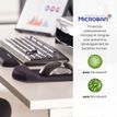 043859718917-Fellowes PlushTouch - Tapis de souris / repose-poignets ergonomique - noir - protection anti-bactérienne Microban - surface douce e--4