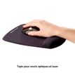 043859718917-Fellowes PlushTouch - Tapis de souris / repose-poignets ergonomique - noir - protection anti-bactérienne Microban - surface douce e--5