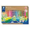 4007817029206-STAEDTLER Buddy - 18 Crayons de couleur - pointe large--0