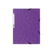 Exacompta Nature Future - Chemise à 3 rabats - A4 - pour 250 feuilles - violet