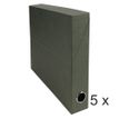 3130632831233-Exacompta - 5 Boîtes de transfert - dos 50 mm - toile vert foncé--0