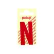 8711234223135-Pickup - Étiquette autocollante - 90 mm - Lettre N - rouge brillant-Avant-0