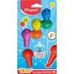 3154148631064-Maped Early Age - 6 crayons de cire - couleurs assorties - pointe extra large--0
