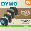 5411313912037-Dymo LetraTAG - Ruban d'étiquettes plastique auto-adhésives - 1 rouleau (12 mm x 4 m) - fond rouge é--2