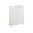 3483600215994-Rangement mi-hauteur SUNDAY - L80 x H114 x P42 - portes en blanc graphic-Angle gauche-0