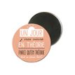 3700572716763-Kiub Typography - Magnet rond en verre - Théorie-Avant-0