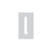 8711234004017-Pickup Déco Zoé - Étiquette autocollante 110 mm - Lettre L - blanc-Avant-0