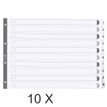 5016196253521-Exacompta - Pack de 10 intercalaires 10 positions numériques - A3 - blanc - touches plastifiées--0