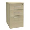 Caisson bout de bureau IDRA/DUAL - L47 x P60 cm - Imitation Erable