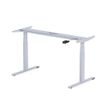 3760350281357-Bureau électrique UGO - L140x80cm - pieds gris - plateau imitation chêne Stone--2