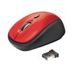 Trust Yvi - souris sans fil - rouge