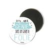 3700572716817-Kiub Typography - Magnet rond en verre - Génie-Avant-0