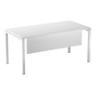 Voile de fond pour bureau EASYDESK L140cm - Blanc