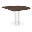 Table de réunion demi-ovale XENON - 102 cm - Chêne royal