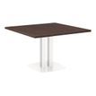 Table de réunion carrée XENON - L115 x H75 x P115 - Chêne royal