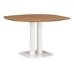 Table de réunion ronde XENON - 115 cm - Merisier italien