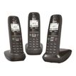 4250366852881-Gigaset AS470 Trio - téléphone sans fil + 2 combinés supplémentaires - noir-Multi-angle-1
