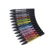 884955070628-ProMarker - Pack de 13 marqueurs double pointe - assortis set 1-Angle gauche-1