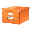 4002432398140-Leitz Click & Store - Boîte de rangement- A4 - orange métallisé-Angle droit-1
