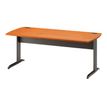 3483600740861-Bureau JAZZ+ - 160 cm - Pieds métal - Aulne-Angle droit-0