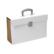 3386177080388-Pierre Henry - Classeur ménager (valisette trieur) 20 onglets - blanc-Angle gauche-0