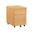 Burocean IDRA - socle - 2 tiroirs - blanc perle