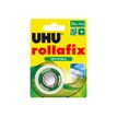 4026700369601-UHU rollafix - Distributeur avec ruban de bureau invisible 19 mm x 7,5 m-Avant-0