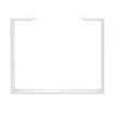 0404000122838-Bureau droit LOFTER - L140 cm - Plateau imitation Merisier - pied Blanc--2