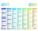 Calendriers,Plannings année scolaire