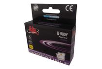 Cartouche compatible Brother LC1100/LC980 - jaune - Uprint