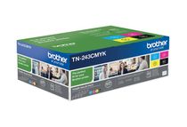 Brother TN243 - pack de 4 - noir, cyan, magenta, jaune - cartouche laser d