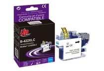 Cartouche compatible Brother LC422XL - cyan - Uprint