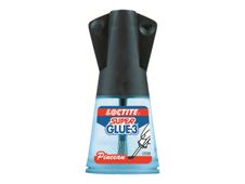 Loctite Super glue 3 Pinceau - Colle à prise rapide - Transparent - 5 gr