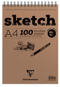 Clairefontaine Fine Arts - Bloc dessin croquis - 100 feuilles - A4 - 90 gr - blanc
