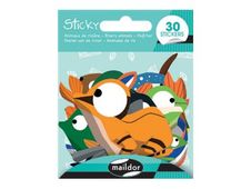 Maildor - 1 feuille gommettes animaux de rivière