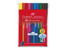Faber-Castell GRIP - 10 Feutres à base de colorant alimentaire