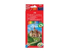 Faber-Castell - 12 crayons de couleur multicolore