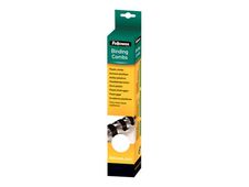 Fellowes - 25 anneaux de reliure en plastique - 6 mm - jusqu'à 20 feuilles - blanc