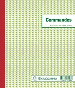 Exacompta - Manifold Carnet de commandes - 50 tripli - 21 x 18 cm