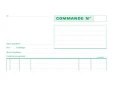 Exacompta - Manifold Carnet de commandes - 50 dupli - A4