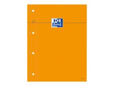 Oxford - Bloc notes - A4 + - 160 pages - petits carreaux - perforé