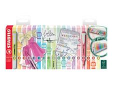 STABILO swing cool Fashion Edition by Marina Hoermanseder - Chevalet de 18 surligneurs - couleurs assorties