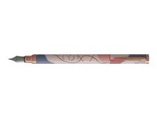 Ink Abstract Faces - Stylo plume - bleu