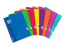 Oxford Openflex - Cahier polypro 24 x 32 cm - 96 pages - petits carreaux (5x5 mm) - disponible dans différentes couleurs