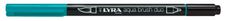 Lyra Aqua Brush Duo - Feutre pinceau double pointe - vert émeraude
