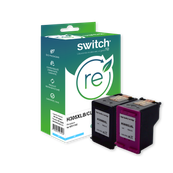 Cartouche compatible HP 305X - Pack de 2 - noir, cyan, magenta, jaune - Switch 