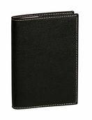 Agenda Club Plain avec répertoire - 1 mois sur 1 page - 10 x 15 cm - noir - Quo Vadis