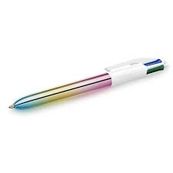 BIC 4 Couleurs Shine Gradient - Stylo à bille 4 couleurs - pastel irisé