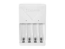 Varta Easy Charger - Chargeur de batteries pour 2 ou 4 AA/AAA + 4 piles type AA -2100 mAh 
